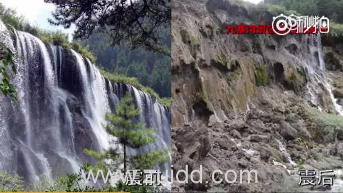 四川九寨沟88地震发生后诺日朗瀑布发生垮塌曾是86版《西游记》的经典拍摄取景地