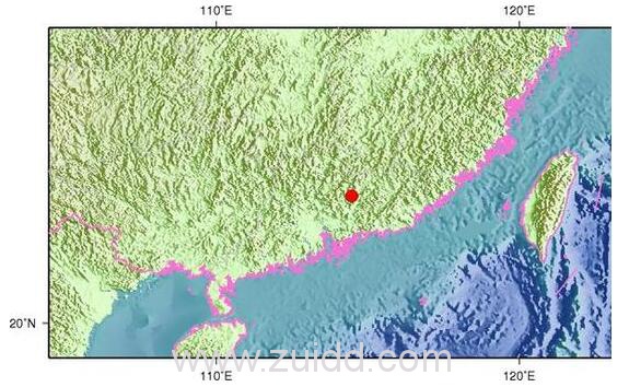 广东河源市东源县8月13日11时10分发生3.0级地震震源深度11千米