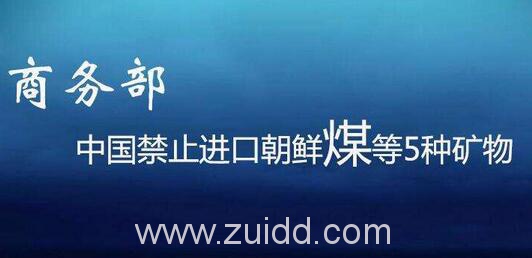 商务部公告自2017年8月15日起全面禁止朝鲜进口煤铁铁矿石铅铅矿石水海产品全文