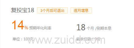 团贷网复投宝